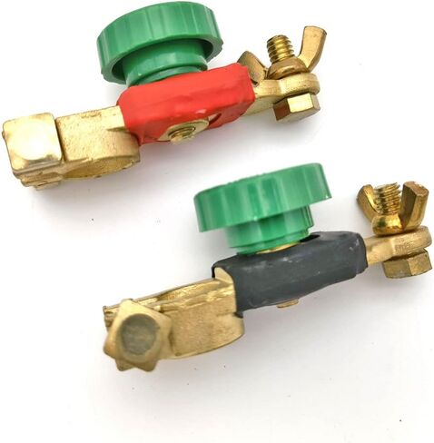 مفتاح البطارية 12 فولت - 24 فولت، مفتاح فصل البطارية العلوي، عازل المفتاح الرئيسي للبطارية لقطع الطاقة السالبة (إصدار صامولة الجناح النحاسي) in Kuwait