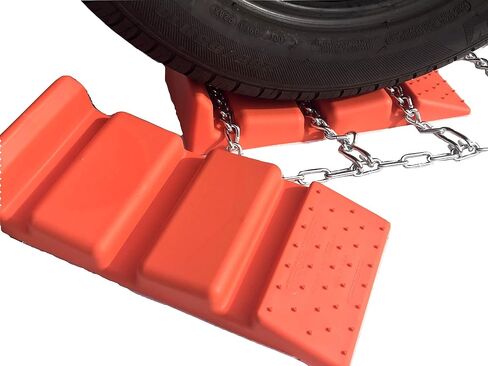 TireChain.com Tire Chains Ramps - SNO-Chain Ramps Safety Orange Color in Saudi Arabia