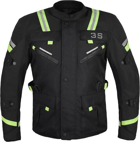 3S ULTIMATE ADVENTURE MOTORCYCLE JACKET FOR MEN - CE ARMOR, WATERPROOF, ALL-SEASON PROTECTION FOR TOURING AND BIKER RIDING in Saudi Arabia