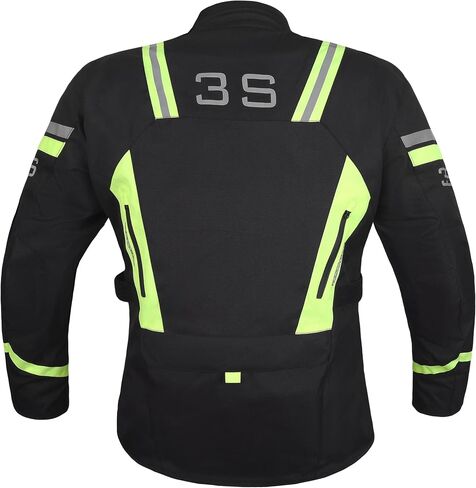 3S ULTIMATE ADVENTURE MOTORCYCLE JACKET FOR MEN - CE ARMOR, WATERPROOF, ALL-SEASON PROTECTION FOR TOURING AND BIKER RIDING in Saudi Arabia
