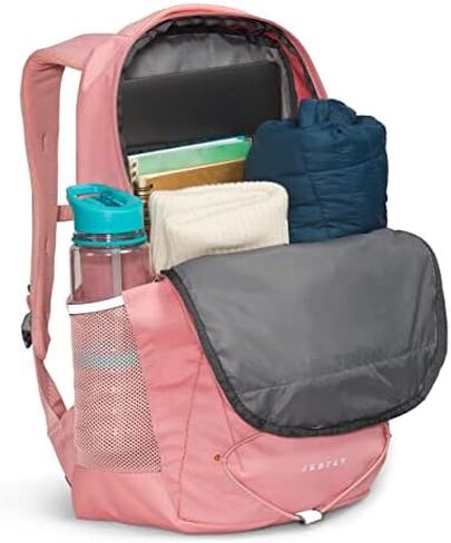 حقيبة ظهر للكمبيوتر المحمول من THE NORTH FACE للنساء للاستخدام اليومي Jester، لون رمادي داكن/ضباب لافندر، مقاس واحد in Saudi Arabia