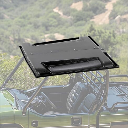 HECASA سقف علوي متوافق مع 1990-2023 Kawasaki Mule 4000 4010 3000 3010 3020 2010 2020 2030 2500 2510 2520 بديل لـ KAF30-030A أسود صلب سقف علوي من البلاستيك in Saudi Arabia