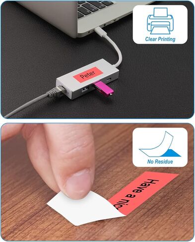 شريط Weemay TZ 18 مم 0.7 أبيض مصفح TZe-241 متوافق مع شريط صانع ملصقات Brother 18 مم 0.7 أبيض TZe241 TZ241 TZ-241 Ptouch 3/4 بوصة أسود على أبيض لإعادة التعبئة لـ P Touch PT-D400 PTD600، 4 عبوات in Kuwait