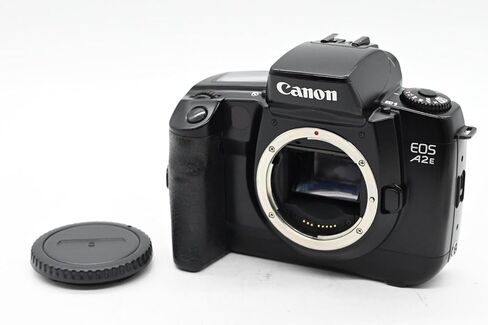 هيكل كاميرا Canon A2e مقاس 35 مم SLR فقط، يستخدم نظام تركيب عدسة Canon EF وفيلم ملون/أبيض وأسود مقاس 35 مم (متجدد) in Kuwait