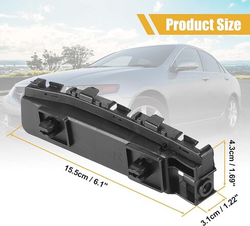 X AUTOHAUX 1 Pair Front Bumper Brackets Spacer Retainer for Acura TSX 2009-2014 Front LH and RH Side 71193-TL0-G00 71198-TL0-G00 in Saudi Arabia