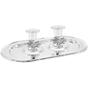 Shabbat Candlesticks Candle Holders Silver Plated, 2 Candlesticks Set in Kuwait