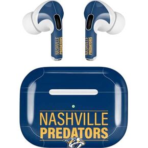 غلاف صوتي من Skinit متوافق مع Apple AirPods Pro (الجيل الثاني، 2022) - تصميم مجموعة NHL Nashville Predators المرخص رسميًا