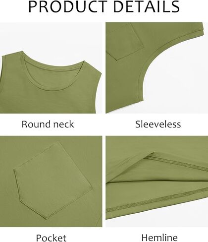 تي شيرت Runcati رجالي بدون أكمام بدون أكمام برقبة دائرية وجيب للعضلات من القطن للتمرين في صالة الألعاب الرياضية in Kuwait