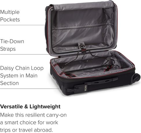 TUMI - حقيبة Aerotour ذات 4 عجلات قابلة للتوسيع للرحلات القصيرة - حقيبة حمل للسفر القصير وعطلات نهاية الأسبوع الطويلة والمزيد - أزرق داكن in Kuwait