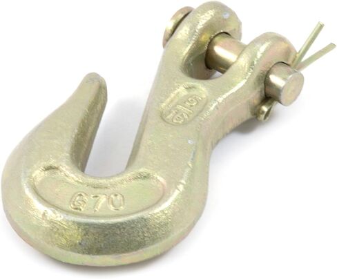 Forney 61047 Clevis Grab Hook, Grade 70 Yellow Zinc, 3/8-Inch in Saudi Arabia