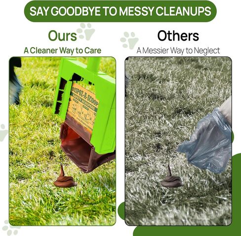 Dispoz-A-Scoop No-Touch, Safety Scoopers (96 Pack) | Disposable Pet Waste Bags, Scoop & Seal, Unscented in Kuwait