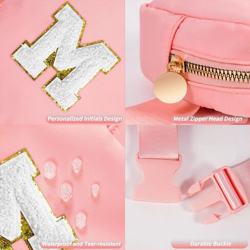 حقيبة كروس صغيرة لطيفة حزمة فاني حقيبة حزام صغيرة أشياء عصرية - هدايا عيد ميلاد للفتيات 2 3 4 5 6 7 8 9 10 سنوات، هدايا للفتيات المراهقات والأطفال ابنة أختها - الخوخ، الأبيض الأولي أ in Kuwait