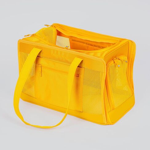 Fashionable Travel Pet Carrier for Small Dogs and Cats by Oskar&Friends | Airline Approved Small Dog Carrier | Puppy Carrier | Soft Sided Cat Carrier| Lightweight Travel Purse for Pets Under 15lbs in Kuwait