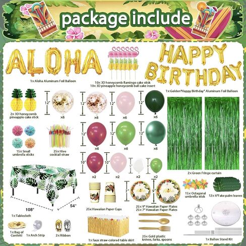 299 Pcs Mermaid Birthday Decorations, Mermaid Party Decorations Kit - Disposable Dinnerware Set with 25 Guests, Backdrop, Balloon, Banner, Tablecloth, Knives, Forks, Spoons, CakeTopper in Kuwait