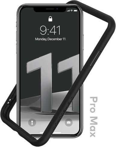 RhinoShield Bumper Case Compatible with [iPhone 11 / XR] | CrashGuard NX - Shock Absorbent Slim Design Protective Cover 3.5M / 11ft Drop Protection - Black in Kuwait
