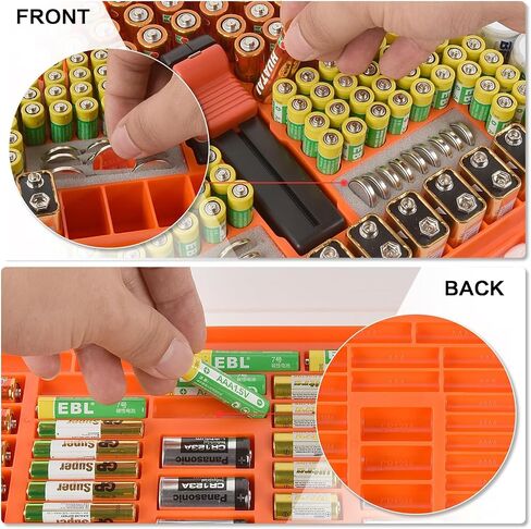 Xuerdon Battery Storage Organizer Case for 269 Batteries with Tester in Saudi Arabia