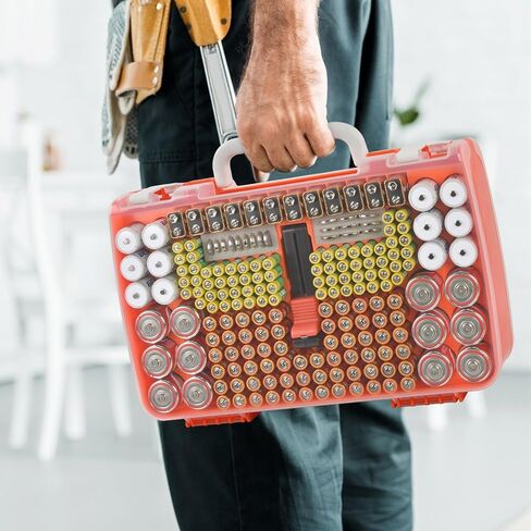 Xuerdon Battery Storage Organizer Case for 269 Batteries with Tester in Saudi Arabia