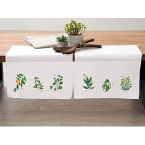 فنون الترفيه منشفة الشاي 17 "× 28" عشب 2 قطعة، مجموعة منشفة، طقم التطريز، مناشف اليد الحمام، منشفة المطبخ، مجموعات عبر الابره، مجموعات عبر غرزة مختومة