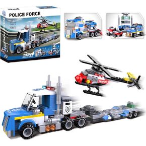 COGO MAN Battleship Building Kit 193 Pcs Army Toys Navy Ship Coast Guard Warship with Solid Hull and Deck Military Building Set for Kids Boat Construction Toys for Boys Girls Aged 6-12