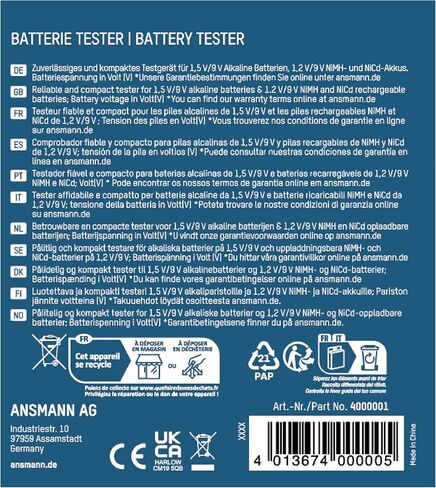 مؤشر سعة اختبار بطارية LCD HYCELL وخلايا الأزرار in Saudi Arabia