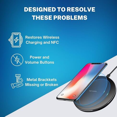 NFC Coil Chip Wireless Charging Signal Antenna Pre-soldered Flex Cable Replacement for iPhone XR in Kuwait