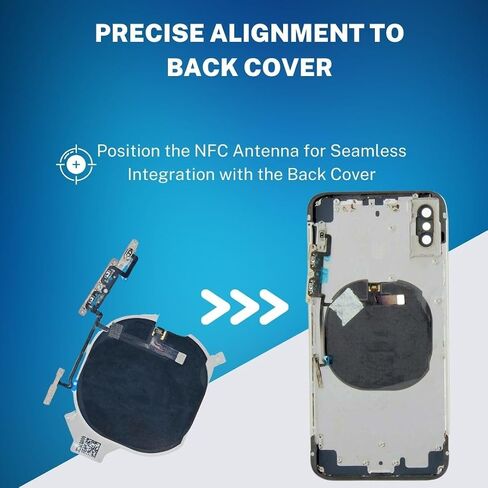 NFC Coil Chip Wireless Charging Signal Antenna Pre-soldered Flex Cable Replacement for iPhone XR in Kuwait