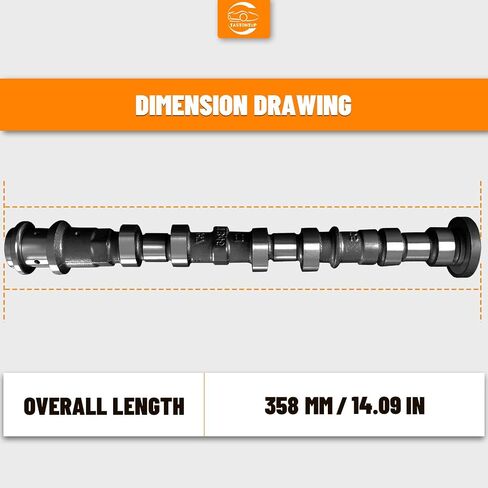 Left Side Exhaust Camshaft 5184377AF 5184377AG Fits for 2011-2020 Chrysler 200 300C,for Jeep-Grand Cherokee,for Dodge-Journey Avenger Charger Durango Ram 1500 3.6L in Saudi Arabia