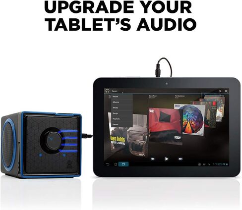 مكبر صوت بلوتوث لاسلكي محمول GOgroove BlueSYNC BX - مكبر صوت مدمج قابل لإعادة الشحن مع مدخلات NFC وAUX وUSB وميكروفون وأدوات التحكم في التشغيل لوسائط الفلاش، بطارية 4-6 ساعات (لاسلكي، فضي) in Kuwait