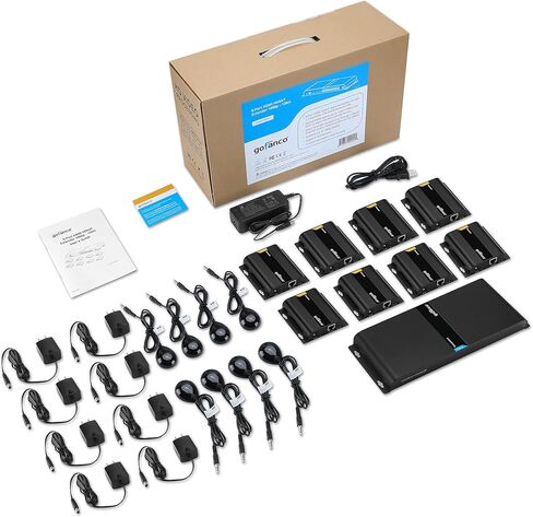 موزع موسع جوفانكو 1x2 منفذين HDMI عبر كابل إيثرنت CAT5e/CAT6/CAT7 مع جهاز تحكم بالأشعة تحت الحمراء (واحد في 2 خارج) - حتى 40 متر (130 قدم) عند 1080p 60 هرتز in Kuwait