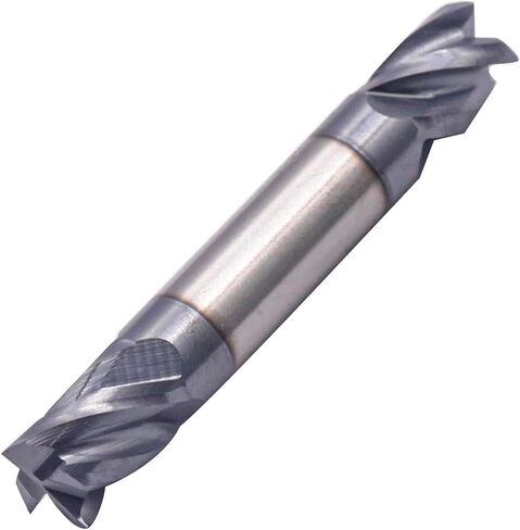 BestParts 5 قطع من مطاحن نهاية الكربيد الصلبة عالية الأداء - طرف مزدوج - مطلي بـ AlTiN، 4 فلوت، حلزون 35 درجة، قطر القطع 1/16 بوصة، قطر الساق 1/8 بوصة، طول القطع 1/8 بوصة، الطول الإجمالي 2 بوصة in Kuwait