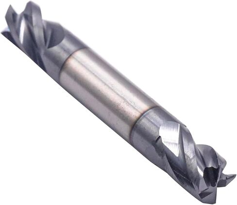 BestParts 5 قطع من مطاحن نهاية الكربيد الصلبة عالية الأداء - طرف مزدوج - مطلي بـ AlTiN، 4 فلوت، حلزون 35 درجة، قطر القطع 1/16 بوصة، قطر الساق 1/8 بوصة، طول القطع 1/8 بوصة، الطول الإجمالي 2 بوصة in Kuwait