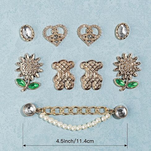 Cute Shoe Charms for Women Lovely Panda Bear Pearl Charms for Girls in Kuwait