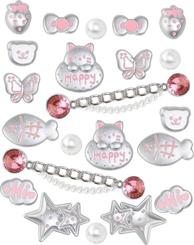 Cute Shoe Charms for Women Lovely Panda Bear Pearl Charms for Girls in Kuwait