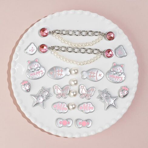 Cute Shoe Charms for Women Lovely Panda Bear Pearl Charms for Girls in Kuwait