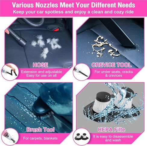 مجموعة أدوات السيارة للطوارئ على جانب الطريق للمركبات، مجموعة أدوات أمان السيارة مع مكنسة كهربائية قابلة للنفخ 4 في 1، وكابلات توصيل، وأشرطة سحب، ومجموعة الإسعافات الأولية، يجب أن تحتوي السيارة على أساسيات رحلة الطريق للرجال والنساء in Kuwait