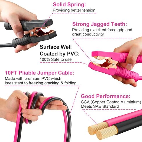 مجموعة أدوات السيارة للطوارئ على جانب الطريق للمركبات، مجموعة أدوات أمان السيارة مع مكنسة كهربائية قابلة للنفخ 4 في 1، وكابلات توصيل، وأشرطة سحب، ومجموعة الإسعافات الأولية، يجب أن تحتوي السيارة على أساسيات رحلة الطريق للرجال والنساء in Kuwait