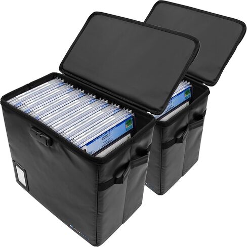 CASEMATIX Graded Comic Book Storage Fits 30 CGC Graded Comics, Hard Shell Fire Resistant Comic Book Bin with Three Internal Comic Book Box Dividers, Includes Zipper Lock in Saudi Arabia