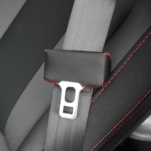 KUNGKIC Car Safety Belt Buckle Covers For 2023 2024 Subaru WRX VB S4 STI 9002 color Italian suede Seat Belt Clips Cover Anti-Scratch Seat Belt Buckle Protector Car Interior Accessories 5 Pcs in Kuwait