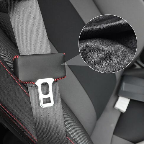 KUNGKIC Car Safety Belt Buckle Covers For 2023 2024 Subaru WRX VB S4 STI 9002 color Italian suede Seat Belt Clips Cover Anti-Scratch Seat Belt Buckle Protector Car Interior Accessories 5 Pcs in Kuwait