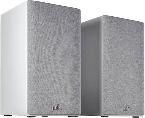 مكبر صوت صغير على رف الكتب من Polk Reserve R100 للصوت الديناميكي والمفصل للمسرح المنزلي، مكبر صوت بحلقة Pinnacle مقاس 1 بوصة ومكبر صوت مخروطي توربيني مقاس 5.25 بوصة، عالي الدقة، Dolby Atmos وIMAX محسن، قابل للتركيب على الحائط، أسود in Kuwait