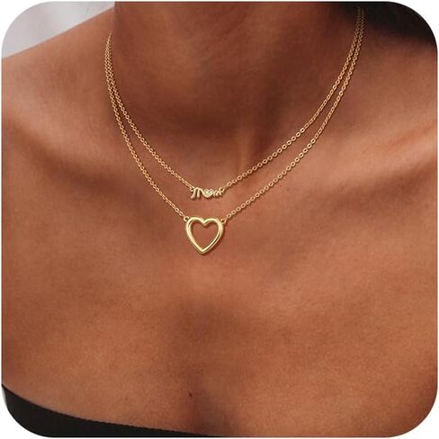 Gold Necklace - Mama Necklace for Women Dainty Mom Necklaces for Women Trendy Mama Pendant Choker Chain Necklace Mothers Day Mom Birthday Gold Jewelry Gift in Kuwait