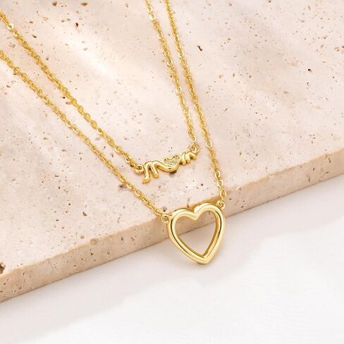 Gold Necklace - Mama Necklace for Women Dainty Mom Necklaces for Women Trendy Mama Pendant Choker Chain Necklace Mothers Day Mom Birthday Gold Jewelry Gift in Kuwait
