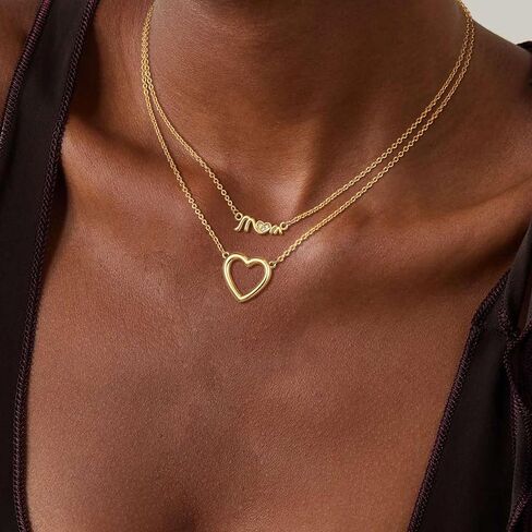 Gold Necklace - Mama Necklace for Women Dainty Mom Necklaces for Women Trendy Mama Pendant Choker Chain Necklace Mothers Day Mom Birthday Gold Jewelry Gift in Kuwait