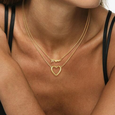 Gold Necklace - Mama Necklace for Women Dainty Mom Necklaces for Women Trendy Mama Pendant Choker Chain Necklace Mothers Day Mom Birthday Gold Jewelry Gift in Kuwait