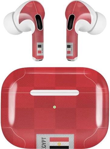 غلاف صوتي من Skinit متوافق مع Apple AirPods Pro (الجيل الثاني، 2022) مصمم في الأصل بتصميم متعثر بعلم إثيوبيا in Kuwait