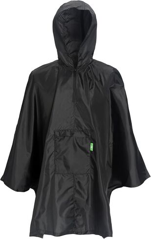 معاطف مطر بغطاء للرأس مقاومة للماء من إيكو شيك للبالغين، معطف للكبار قابل للطي مع جيب، معطف واق من المطر خفيف الوزن وقابل لإعادة الاستخدام in Kuwait