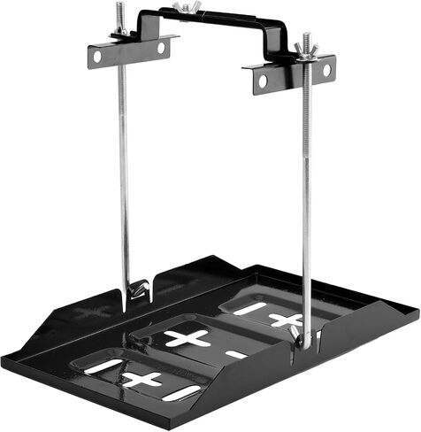 Battery Hold Down Kit Adjustable Battery Tray Universal Battery Box Battery Tie Down Holder with Stainless Steel Bracket Clamp for Boat, Car, Marine in Kuwait