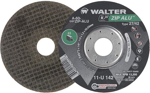 Walter 11U403 ZIP ALU Fast and Free Cutoff Wheel - [Pack of 25] Abrasive Wheel in Saudi Arabia