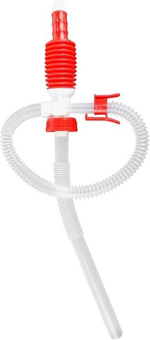 مضخة TERA PUMP TRCDRUM 5.5 GPM حمضية ومياه يدوية مضخة سيفون ذات أسطوانة يدوية، تناسب براميل طبلة سعة 55 جالون، مقاومة للمواد الكيميائية، خالية من مادة BPA، مضخة طبلة للبنزين والديزل وحمض الهيدروكلوريك والمزيد in Kuwait
