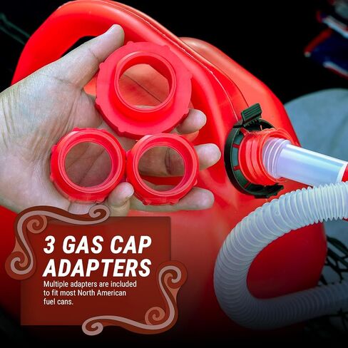 مضخة TERA PUMP TRCDRUM 5.5 GPM حمضية ومياه يدوية مضخة سيفون ذات أسطوانة يدوية، تناسب براميل طبلة سعة 55 جالون، مقاومة للمواد الكيميائية، خالية من مادة BPA، مضخة طبلة للبنزين والديزل وحمض الهيدروكلوريك والمزيد in Kuwait